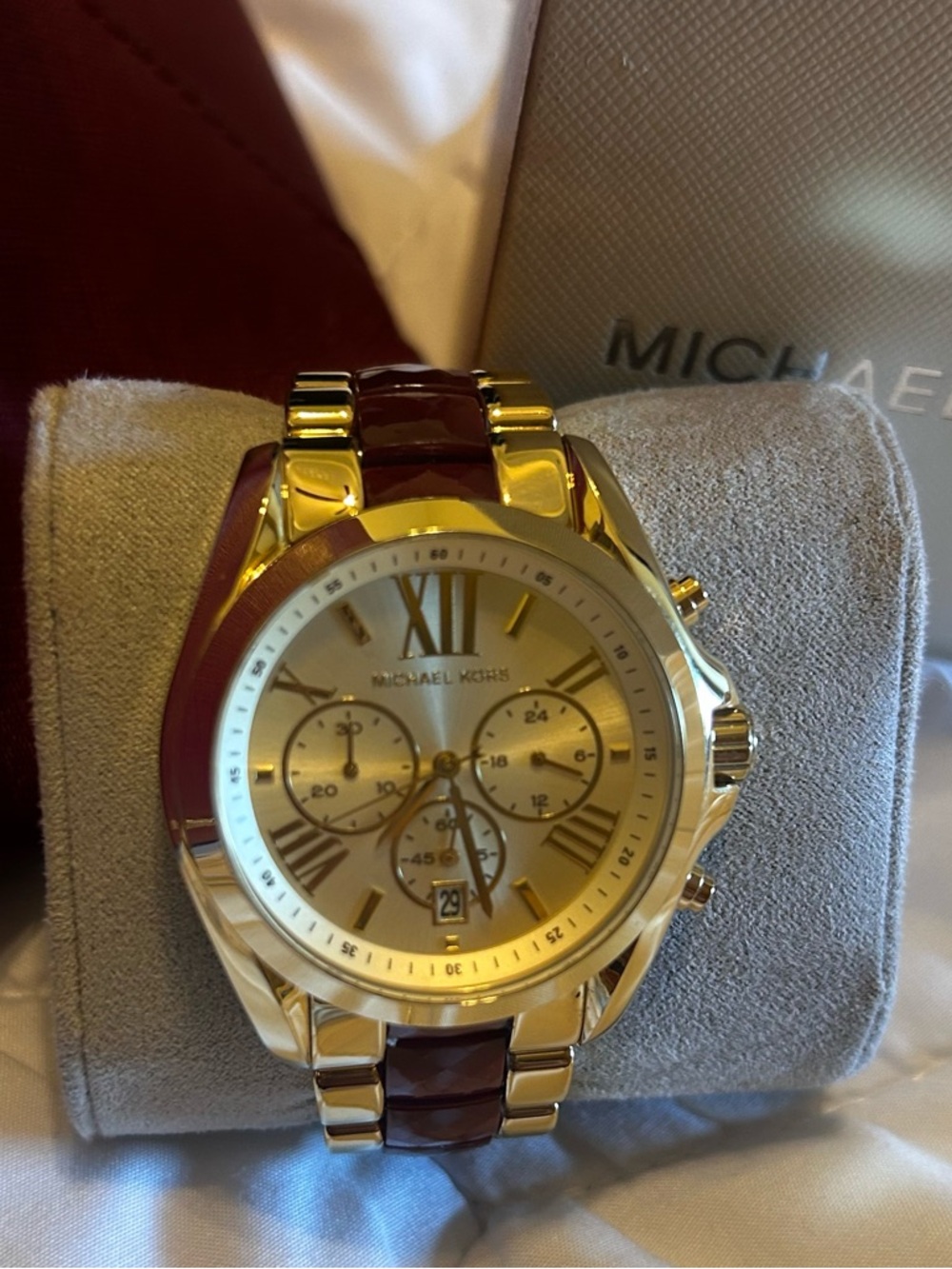 Michael Kors Red Purse & Watch Set | Giftable ❤️ - Picture 5 of 14